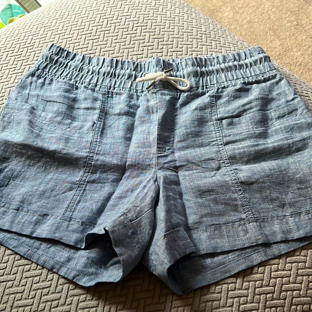 Athleta linen shorts